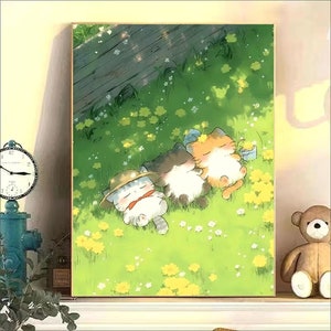 Numero di cartoni animati per bambini dipinti a mano Arte personalizzata Pittura di numeri di cartoni animati per bambini
