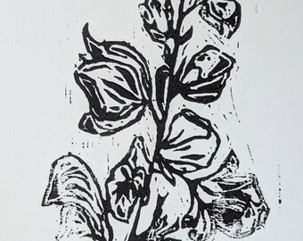 Aconite gothic print