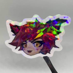Chibi Sett Holographic Sticker | League of Legends, TFT, Heartsteel |  2&quot; Vinyl Holographic Stickers for Journal, Water Bottle, Laptop