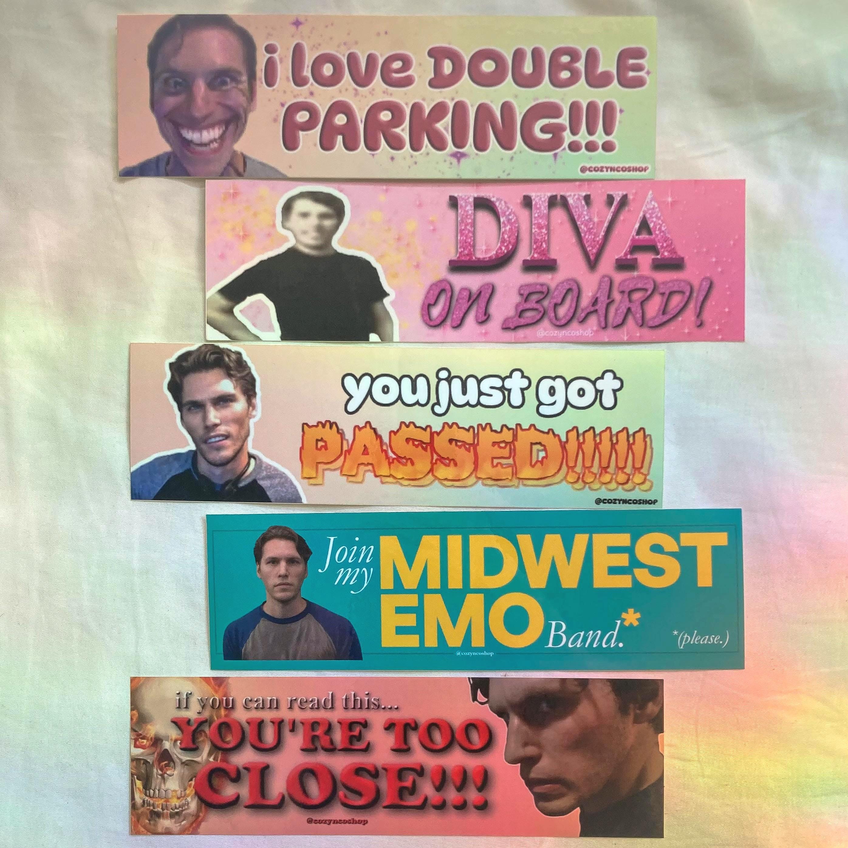 Jerma985 Bumper Sticker | Jerma Meme Sticker | 8" x 2.4" Glossy Rectangle Sticker