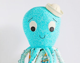 Brighton Octopus Sewing Pattern: Stuffed Plush Toy (PDF)