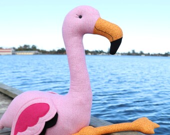 Flamingo Plush Etsy