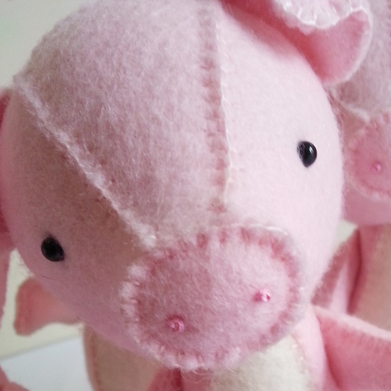 Pig Sewing Pattern Pig Pattern Pig PDF Pattern Felt Pig Etsy