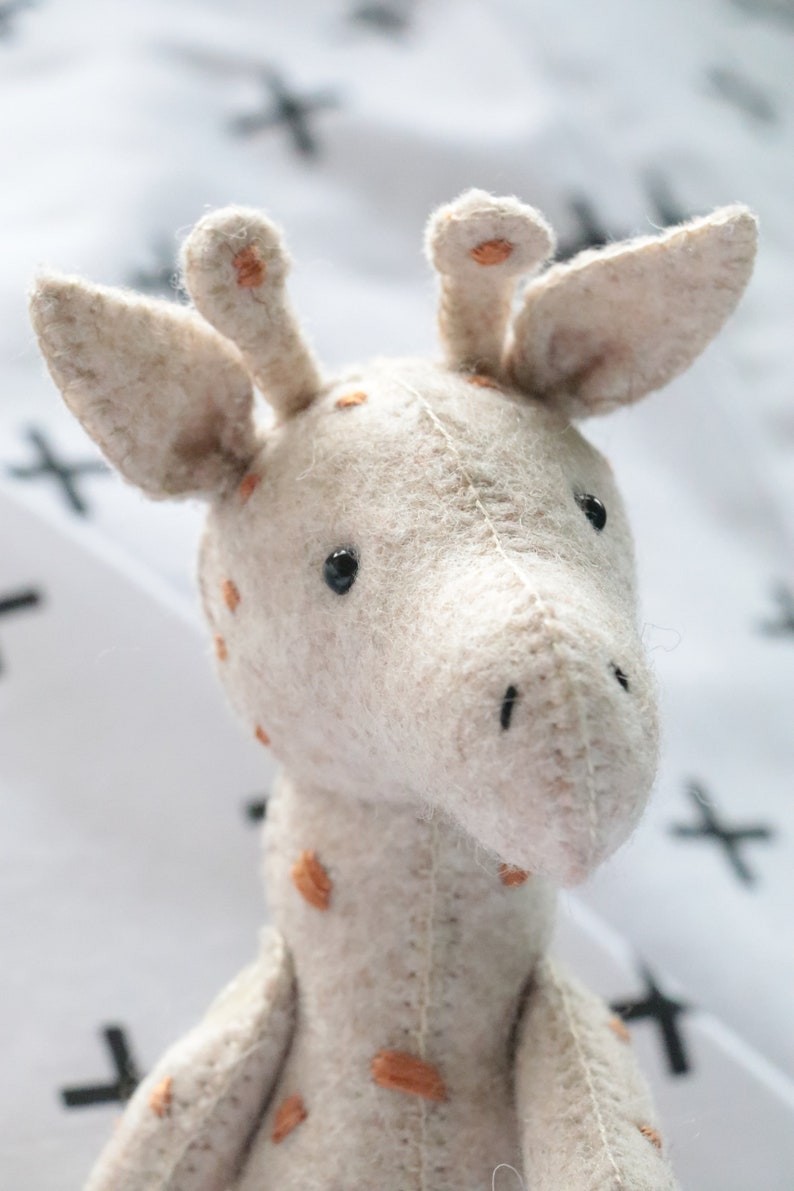 Giraffe Sewing Patternstuffed Giraffe Stuffed Animal Etsy
