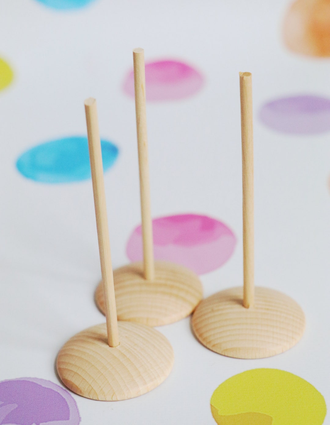 Small Wooden Stands, Wooden Stand, Miniature Stand, Domed Base - Etsy