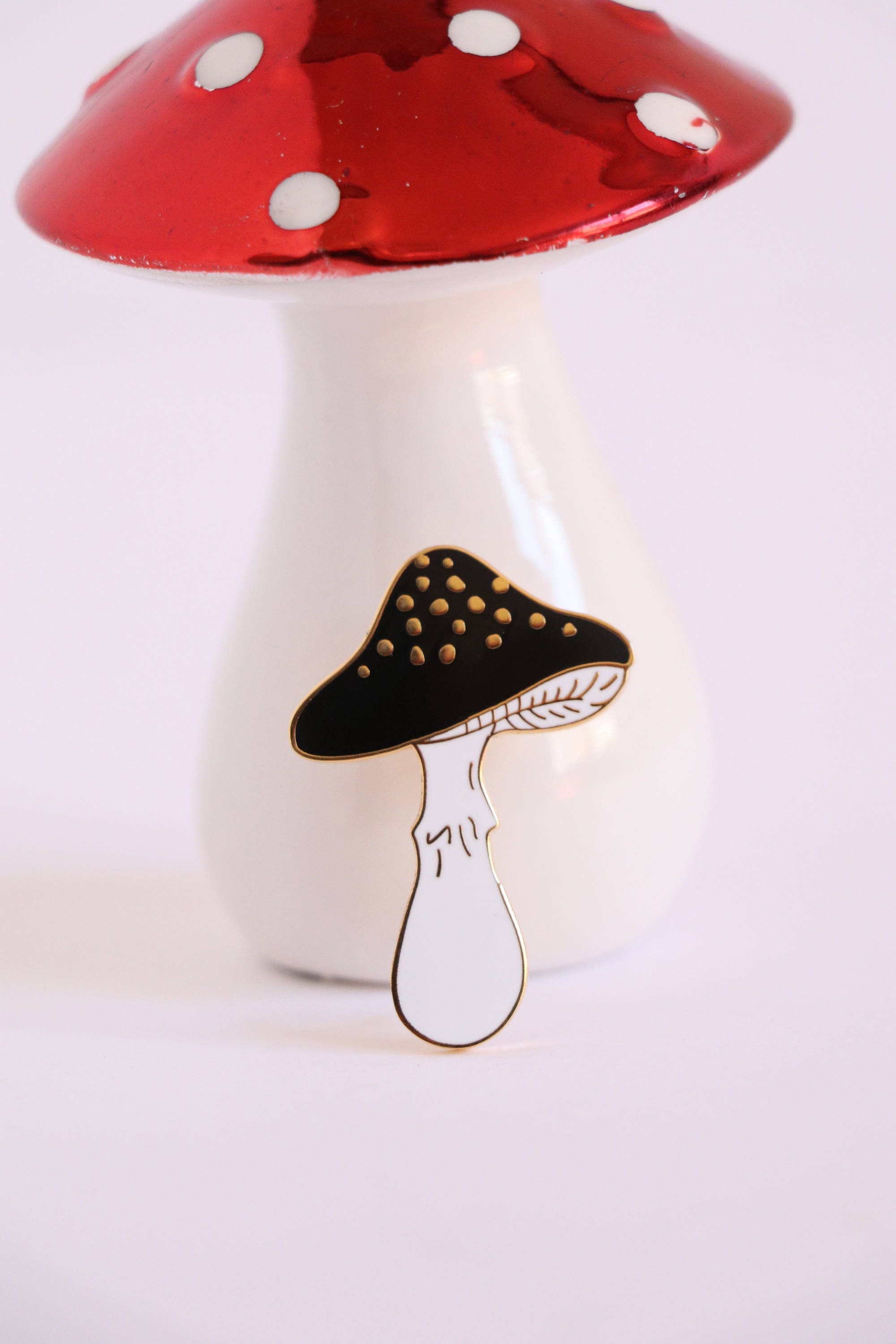 mushroom enamel pin crafty enamel pin set hard enamel pin | Etsy