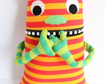 ぬいぐるみモンスターの初心者向け縫製パターン：即時ダウンロード可能