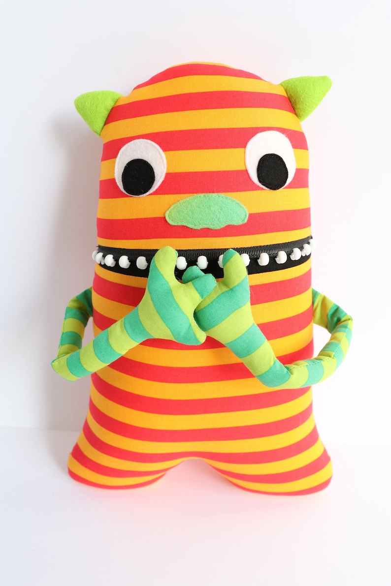 Monster Plush Pattern Sewing Patterns Plush Sewing Pattern - Etsy