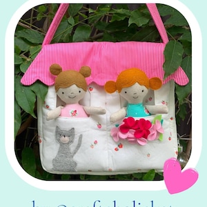 Doll House Carry Bag & Rag Dolls Sewing Pattern PDF - Instant Download Beginner Friendly image 8