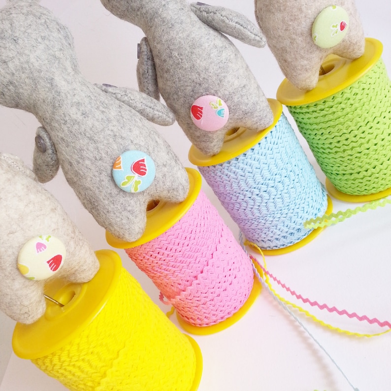Bag O'Bunnies:felt toy rabbit,bunny sewing pdf,softie pdf pattern,bunny toy pdf, bunny pattern,stuffed toy pdf,felt bunny,bunny doll pattern image 6