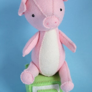 Pig Sewing Pattern, Pig Pattern, Pig PDF Pattern, Felt Pig Pattern ...