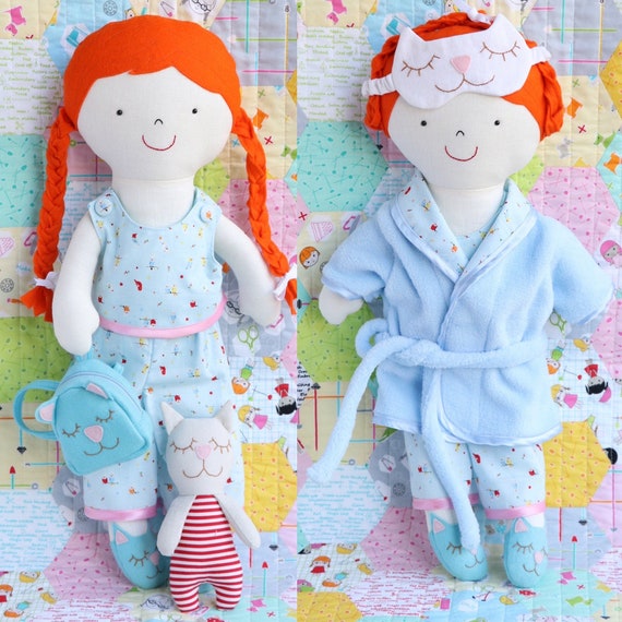 Addie Doll Rag Doll Pattern Rag Doll PDF Doll Patterns Rag