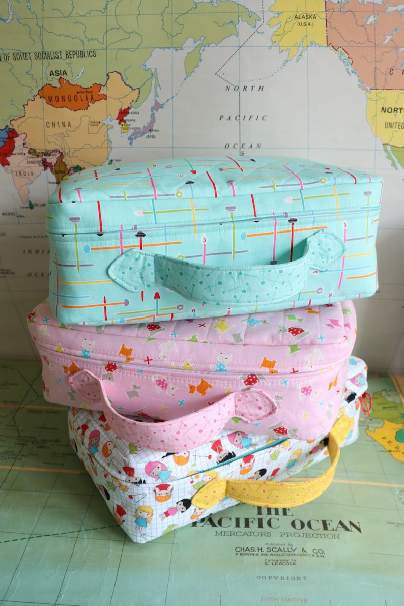 Small World Suitcase project bagtoy suitcase handbag Etsy