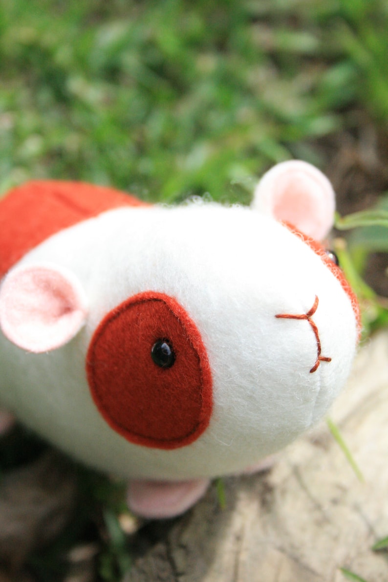 Elliot Guinea pig pattern toy guinea pig plush hamster PDF Etsy