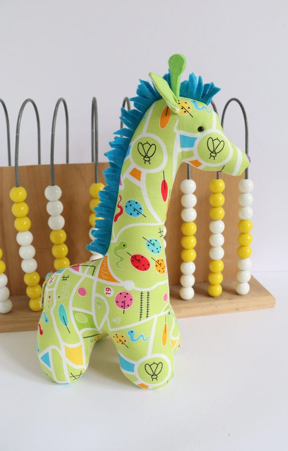 Flannery PATTERN cute giraffe softie toy PATTERN Ric Rac Flannery PATTERN cute giraffe softie toy PATTERN Ric Rac