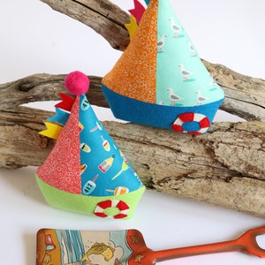 Little Boats : boat pattern, sailing boat toy, plush boat, boat sewing pattern, fabric boat, beginner pattern, felt boat pattern, sailboat