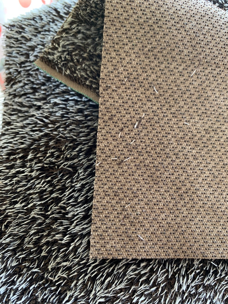 Hedgehog fur, Steiff Schulte Mohair, prickly fur, mohair , faux fur hedgehogs image 6