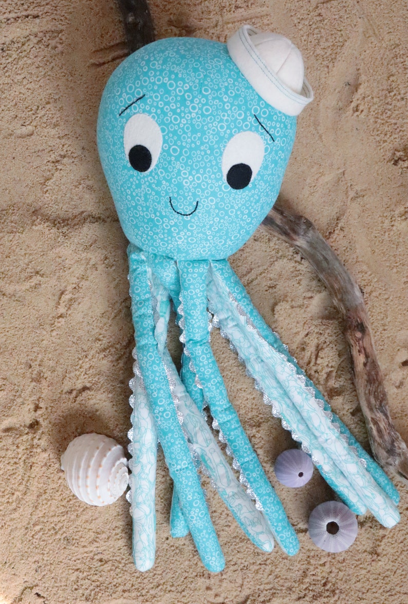 Brighton Octopus Sewing Pattern: Stuffed Plush Toy (PDF) image 2