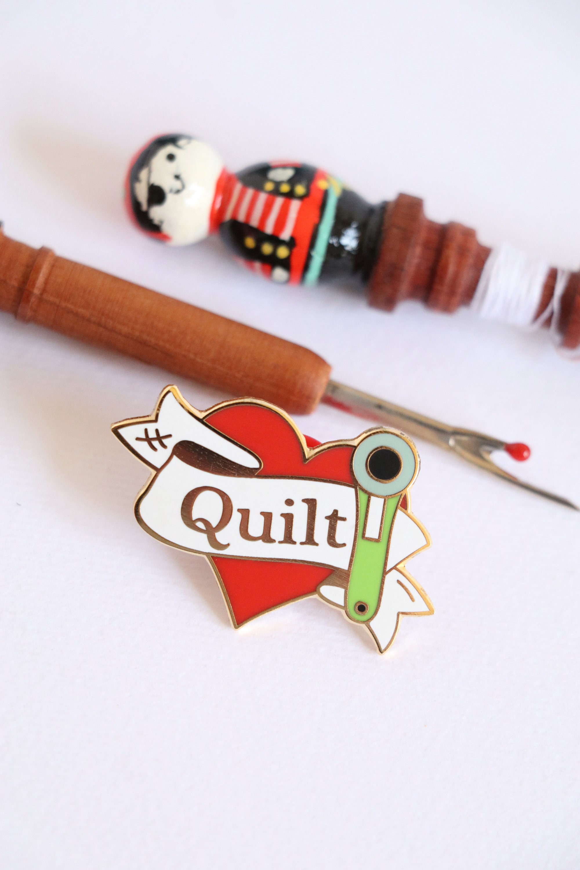 Quilting Enamel Pin Sewing Enamel Pin Cute Enamel Pins - Etsy Australia