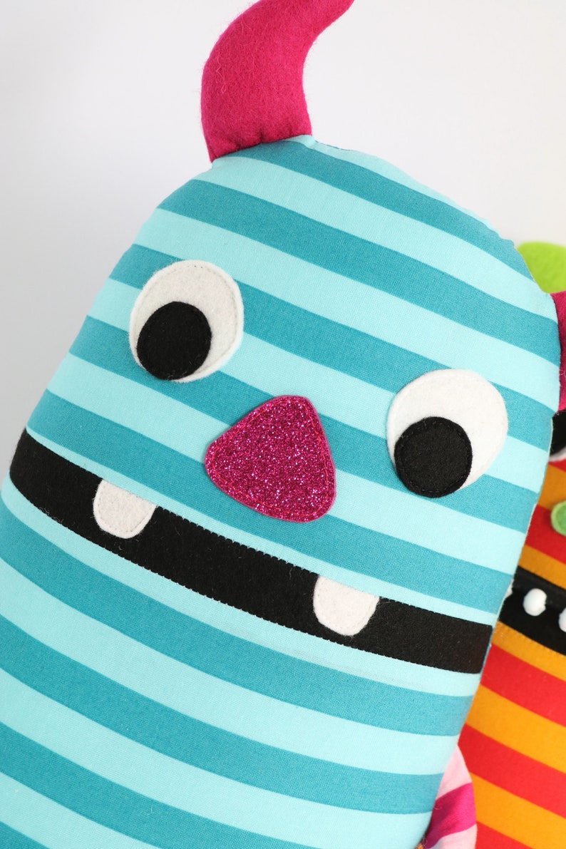 Monster plush pattern sewing patterns plush sewing pattern | Etsy