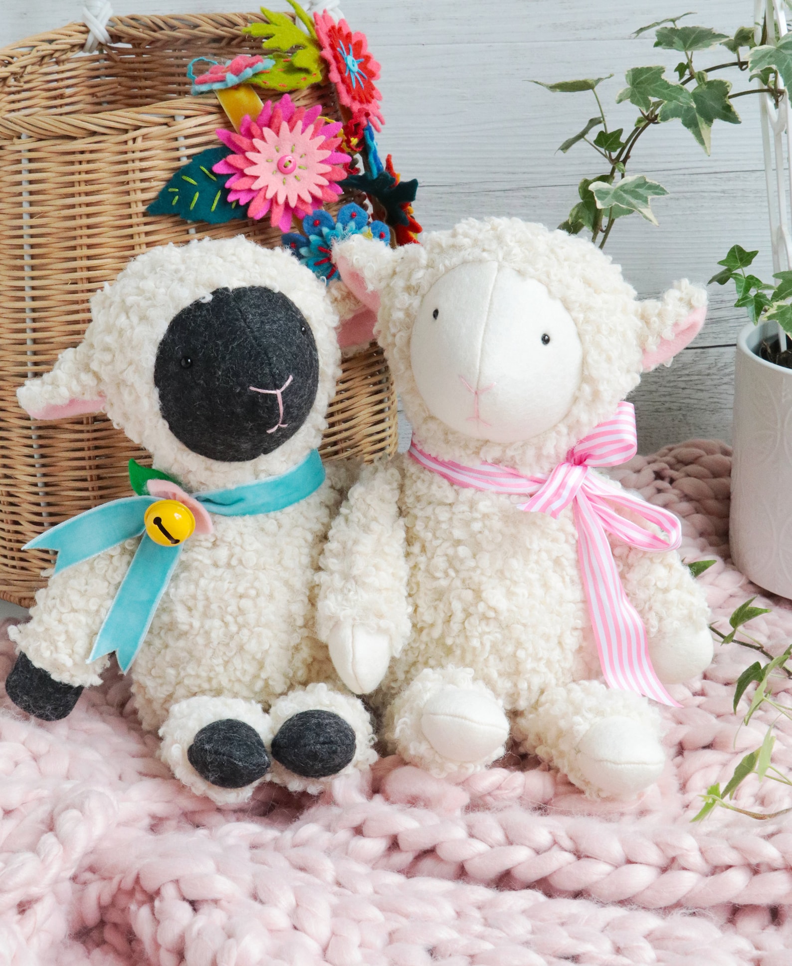 Twig & Thistle Lamb Sewing Pattern Nursery Decor Lamb Toy Etsy