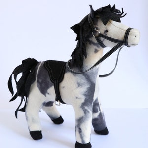horse sewing pattern, felt animal pattern, stuffed animal, felt horse, instant download, donkey, unicorn