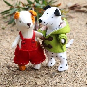 Dog sewing pattern, dog toy, dog, Dalmatian, dog gifts, plush pattern, felt animals, embroidery,