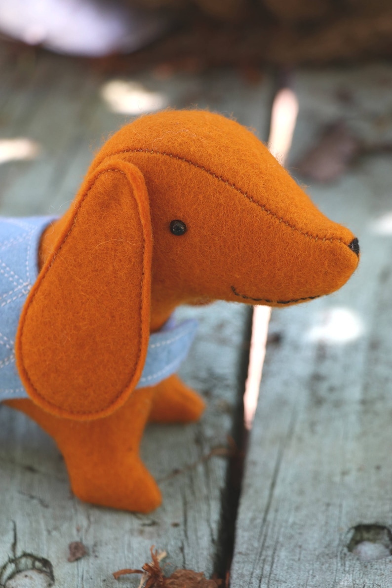 Dachshund Sewing Patterns Dog Clothes Plush Pattern Etsy UK