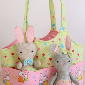 Bag O'Bunnies:felt toy rabbit,bunny sewing pdf,softie pdf pattern,bunny toy pdf, bunny pattern,stuffed toy pdf,felt bunny,bunny doll pattern image 7