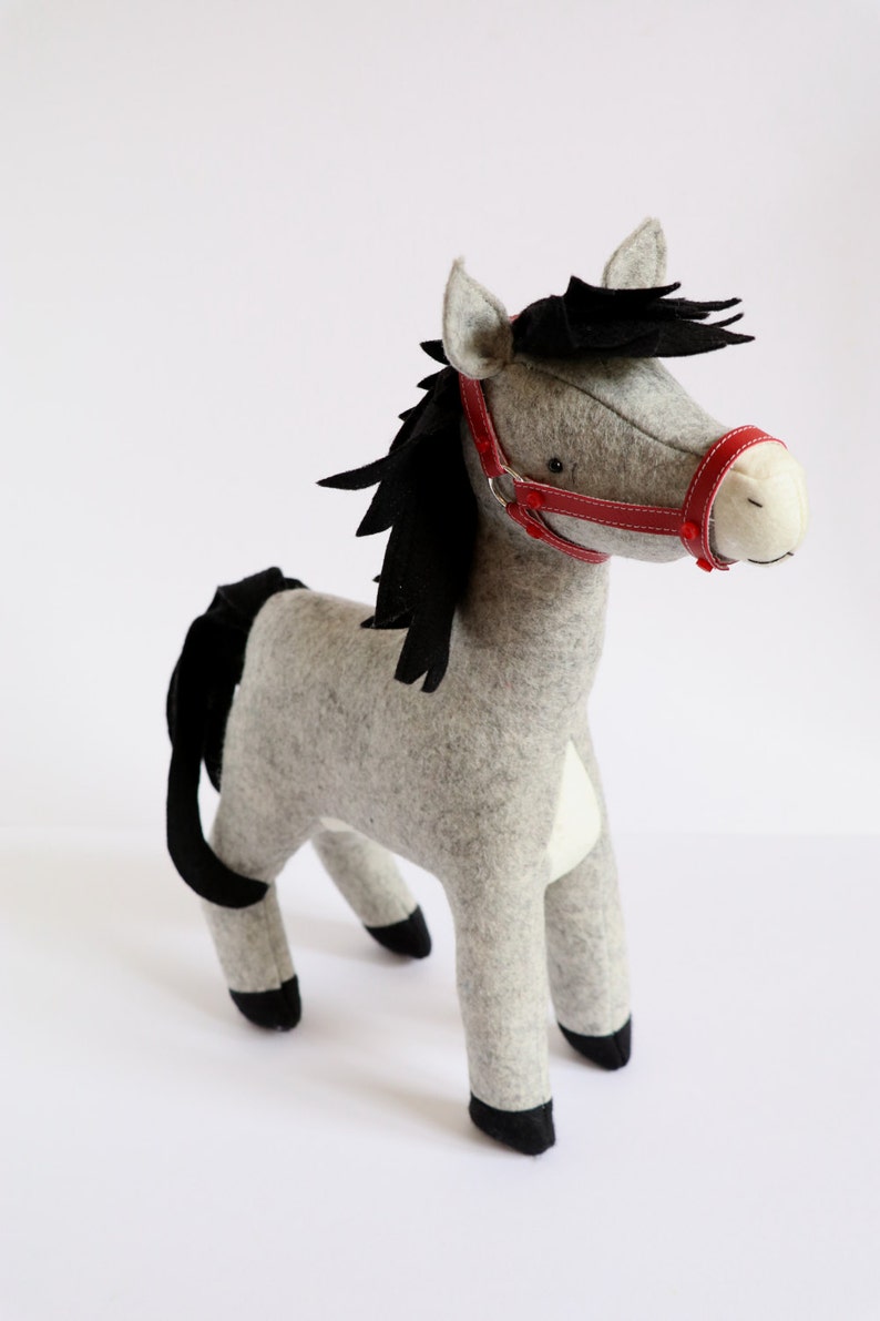 Horse Sewing Pattern Felt Animal Pattern Stuffed Animal | Etsy UK