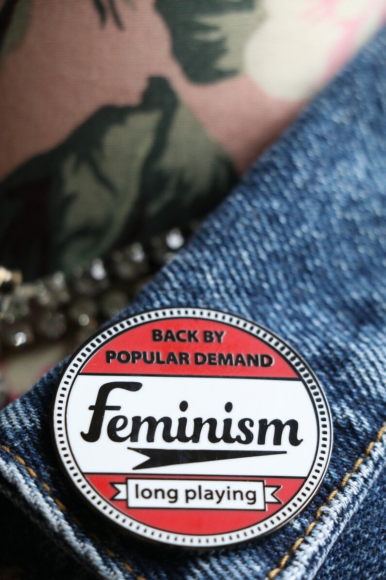 Feminist Enamel Pin Feminist Badge Hard Enamel Pin Set Etsy