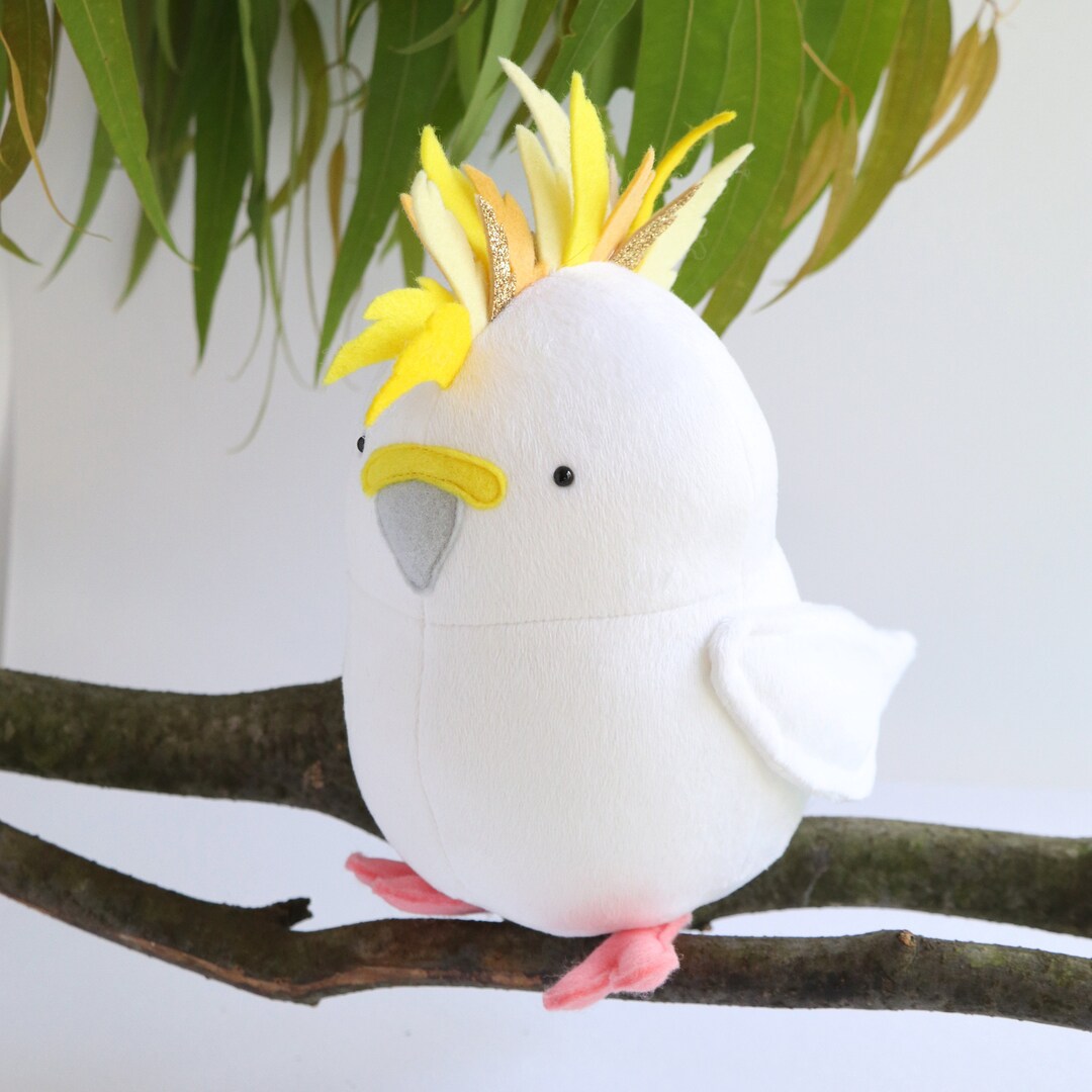 Cockatoo Sewing Pattern Plush Pattern Budgerigar soft Toy Pattern Plush Sewing Pattern PDF Budgie Cockatiel Bird Toy Etsy