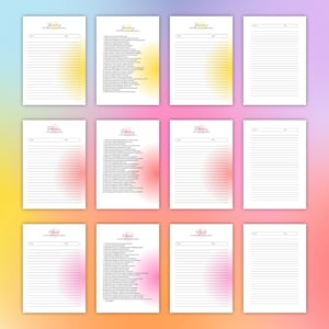 365 Daily Journal Prompts Bundle Digital Printable Mental Health ...