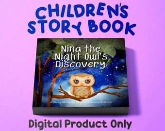 Educational Children’s Story Book Unique Short Bedtime Stories Printable Digital Download Ebook PDF for Kid’s Birthday Party Surprise Gifts