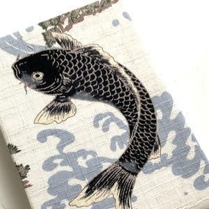 goshuincho (wood type)/ carp / Pine /stamp book/stamp collection note/stamp book for shrines and temples/ukiyoe