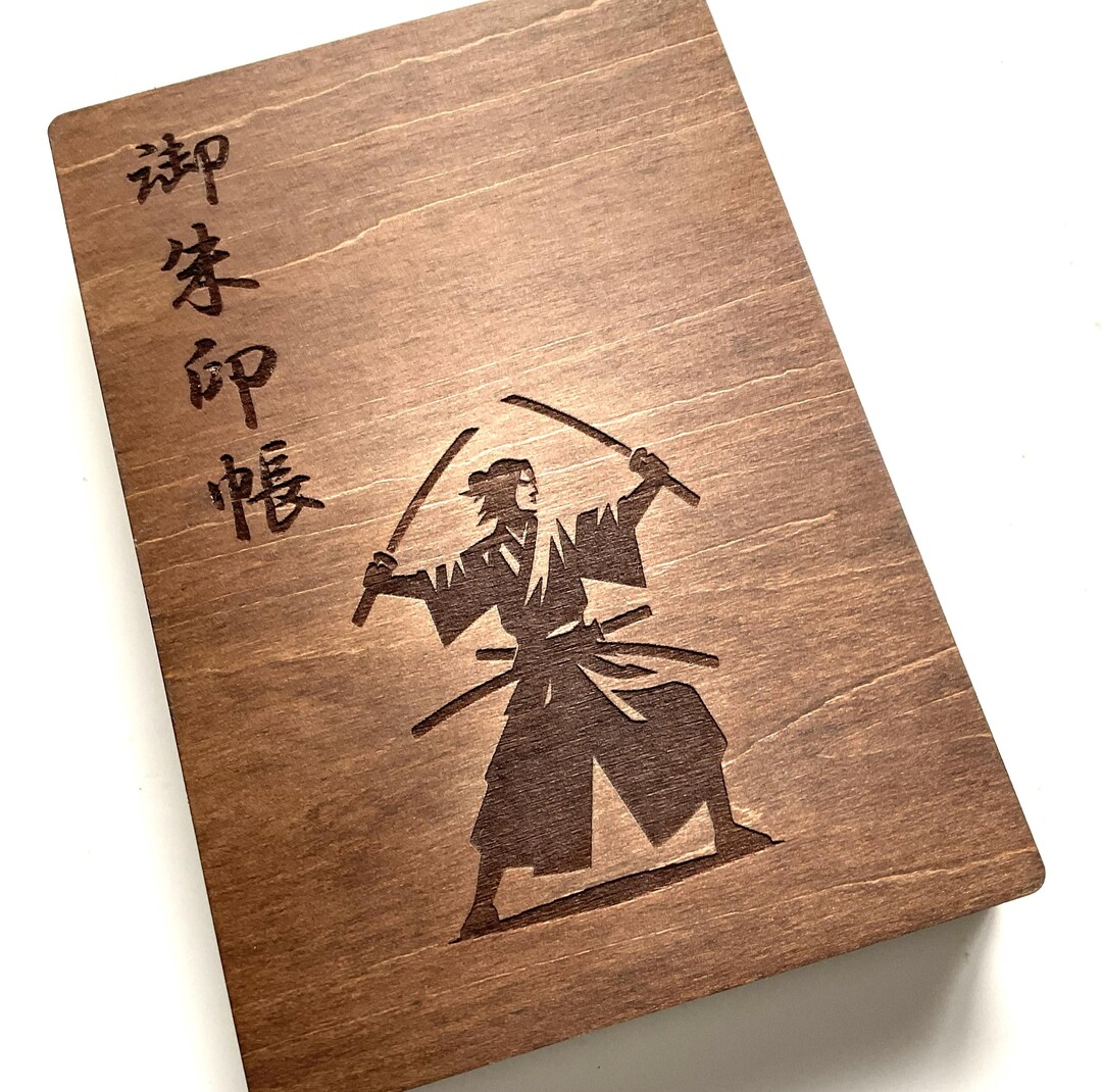 Goshuincho (wood Type)/ Musashi / Samurai /japanesestyle/stamp Book ...