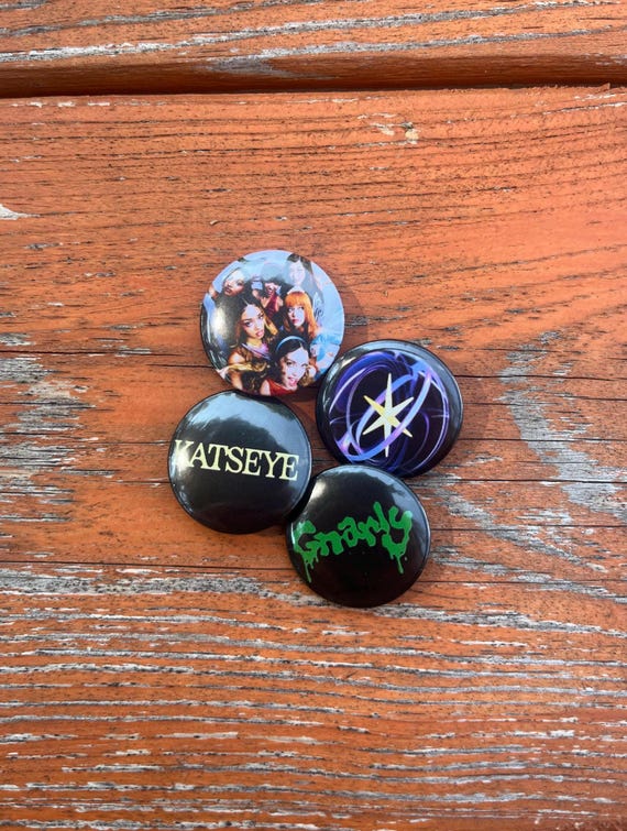 KATSEYE 1" 25mm Mini Button Pin Fan Pack | K-Pop | Kpop Pins | Fan Gift | Katseye Merch | EYEKONS