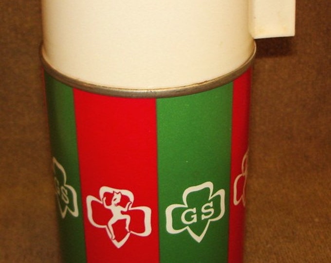 Vintage Girl Scout Lunch Box Thermos Brownies Etsy