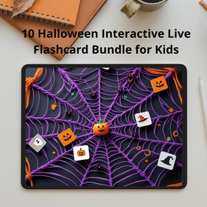 Halloween Interactive Flashcard Games for Kids: Digital Learning (PDF Download)
