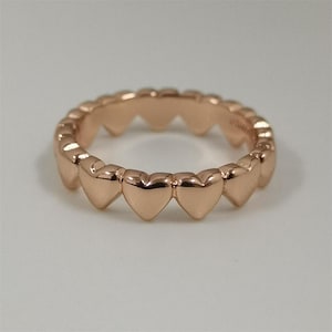 Pandora Row of Hearts Ring