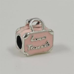 pandora Sterling Silber rosa Reisetaschenanhänger