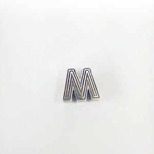 pandora Alphabet Buchstabe M Clip Anfangs, Symbol Reflexionen Charme Ale s925