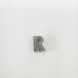 Charm con inicial de letra R del alfabeto de Pandora, símbolo de reflexiones, ale s925