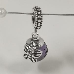 pandora purple morning butterfly dangle charm s925 ale