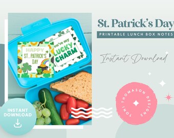 St. Patrick's Day Lunch Box Notes