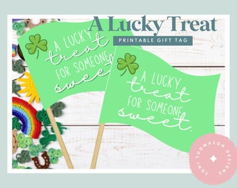 St. Patrick's Day Lucky Treat Printable Gift Tag