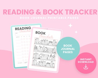 Book Reading Tracker Log Printable Pages