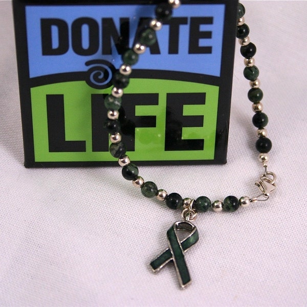 Organ Donor Awareness Bracelet Jasper