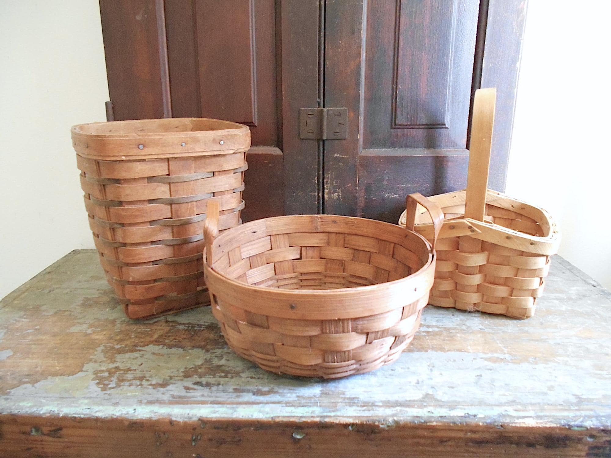 イタリア製ビンテージ・ベジタブルバスケット 1988 Longaberger Basket - Etsy