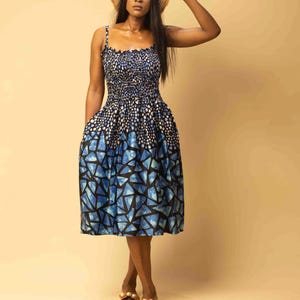 Ankara Elastic Gown - Etsy